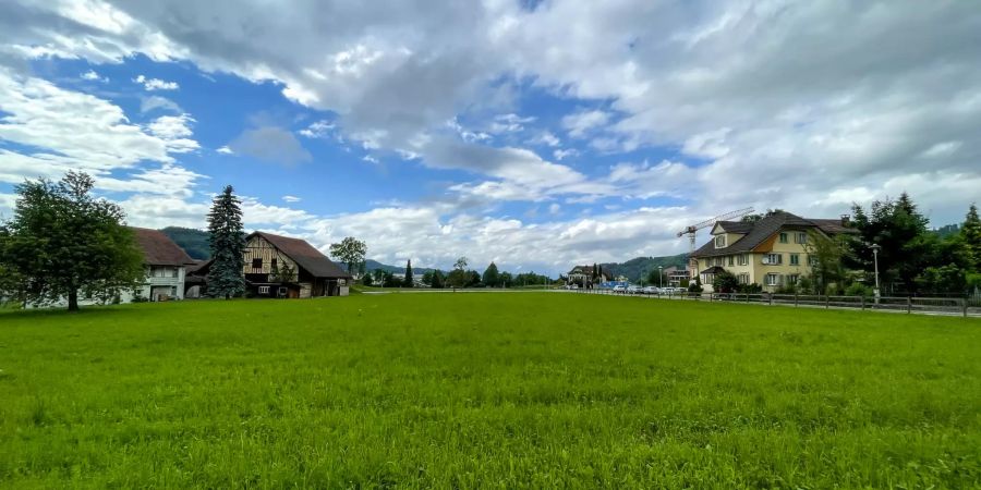 Aussicht auf die Gemeinde Dagmersellen.