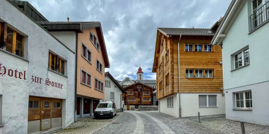 Altstadt von Andermatt.