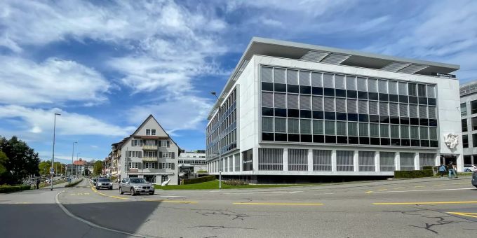Das Stadtzentrum in Zug. Das Stadtzentrum in Zug.