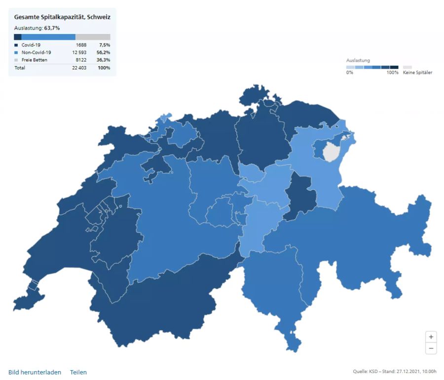 Coronavirus Spital Schweiz