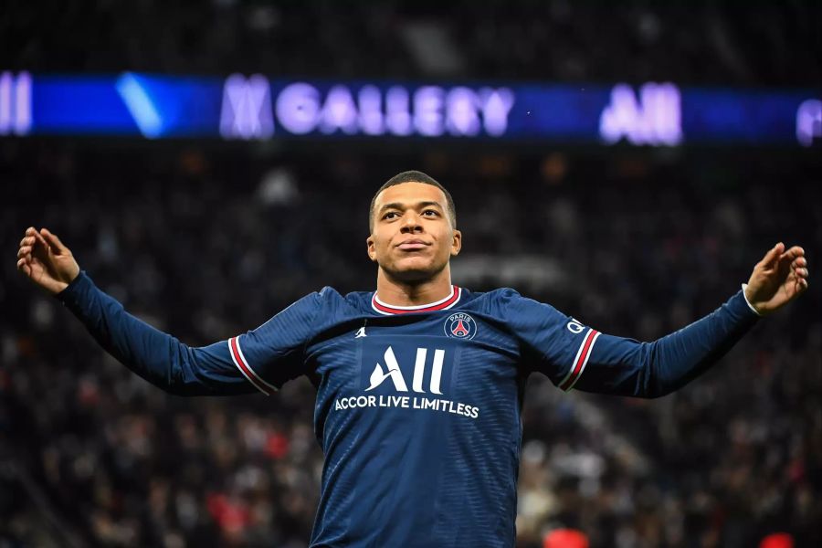 Selbiges gilt für Kylian Mbappé (23) in der französischen Ligue 1.