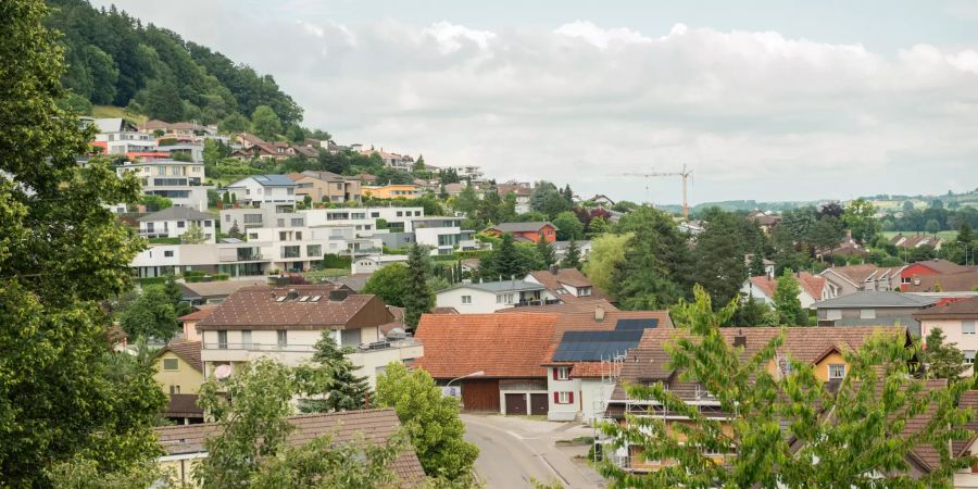 Blick auf die Gemeinde Zuzwil (SG).