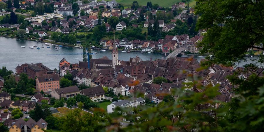 Aussicht über Stein am Rhein.