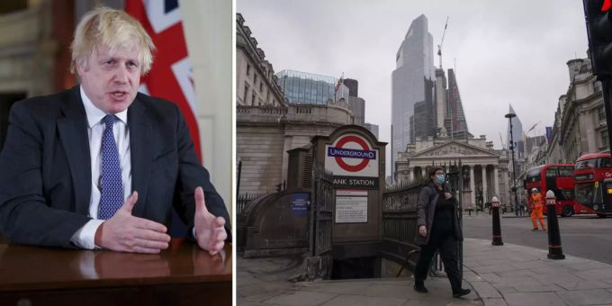 In London arbeiten bereits viele Menschen im Homeoffice. Trotzdem warnt Premier Johnson vor einer «Flutwelle von Infektionen». Coronavirus