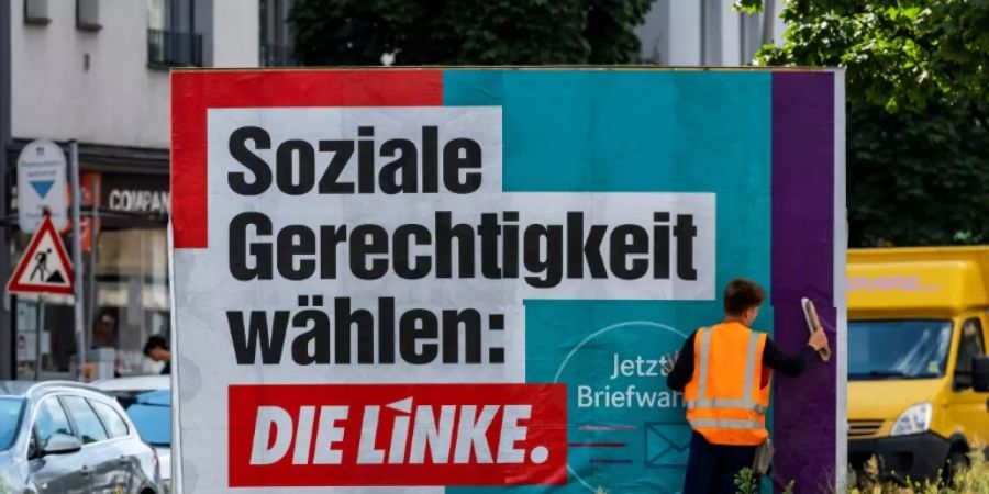 Linken-Wahlwerbung