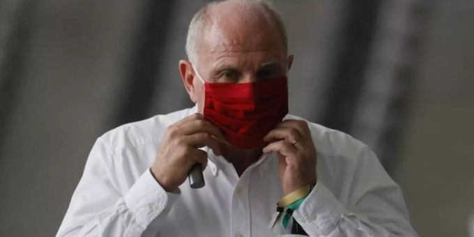Schiesst scharf gegen Ungeimpfte: Uli Hoeness. Uli Hoeness