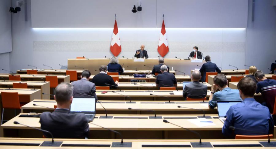 Medienkonferenz Bundesrat Medienzentrum Coronavirus