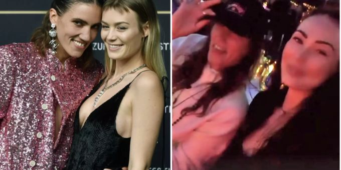 Nanu? - Tamy Glauser feiert mit Rinderknecht-Schwester