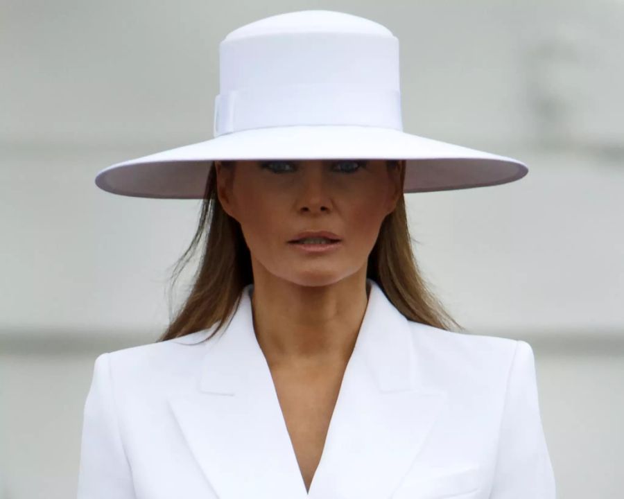 Melania Trump zeigt selten Gefühle.