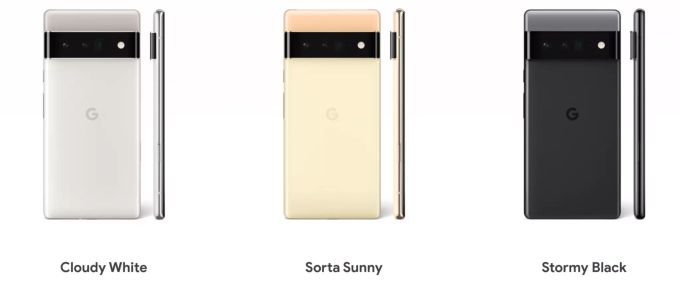 Auch das Pixel 6 Pro von Google kommt in — anderen — drei Farben. Google Pixel 6 Pro