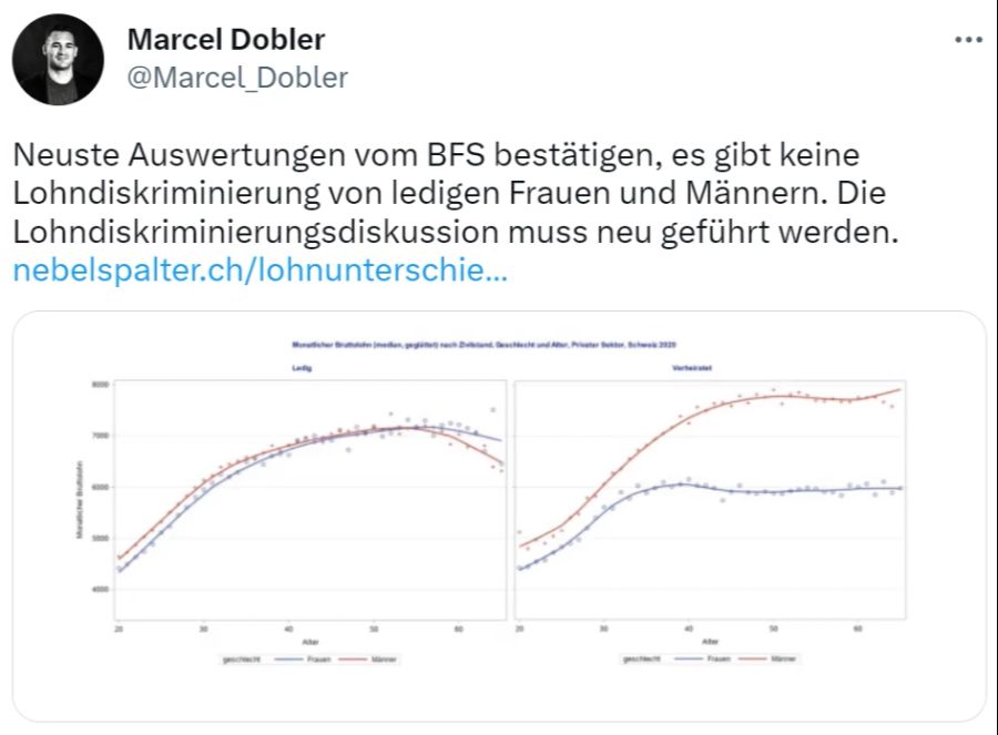 FDP Marcel Dobler Lohndiskriminierung