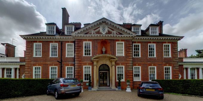 Das Hunton Park Hotel in Hertfordshire England. hotel