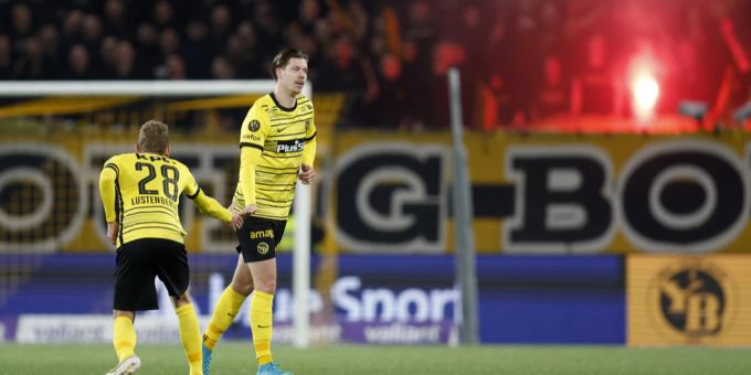 Cedric Itten im Spiel von YB gegen Servette. YB Cedric Itten