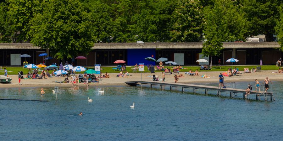 Badeanstalt am See. (Symbolbild)