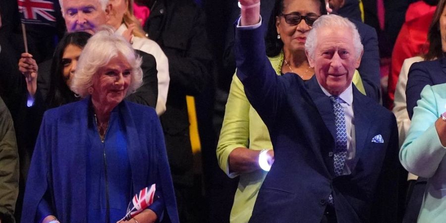 Queen Camilla und König Charles III. bei dem feierlichen Krönungskonzert.