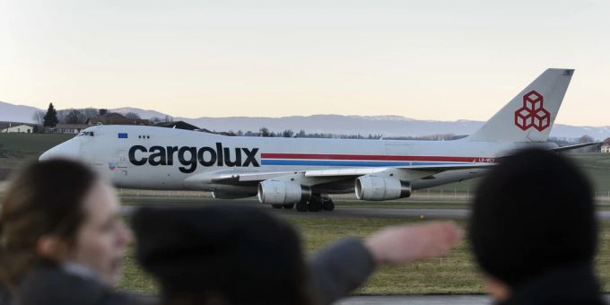 Ein Flugzeug der Cargolux. (Symbolbild) Cargolux Flugzeug (Symbolbild)