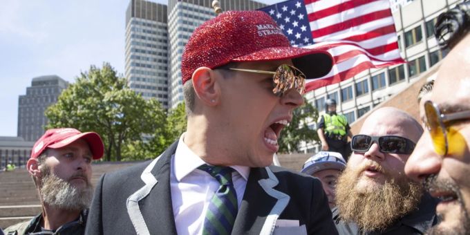 Ist erneut im Wahlkampagnen-Team von Kanye West: Der rechte Influencer Milo Yiannopoulos. Milo Yiannopoulos