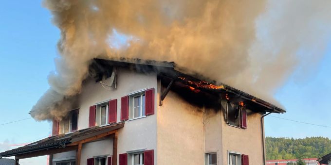 Beim Brand wurde niemand verletzt. Bischofszell Brand