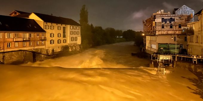 Sitter im Thurgau - Bund gibt Entwarnung für Hochwasser