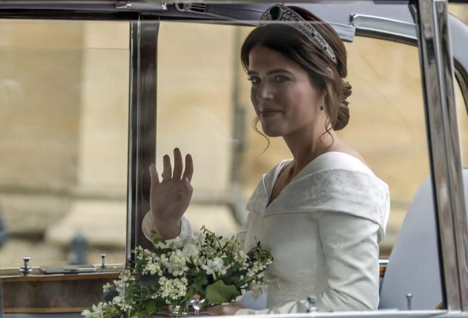 Prinzessin Eugenie an ihrem Hochzeitstag. eugenie