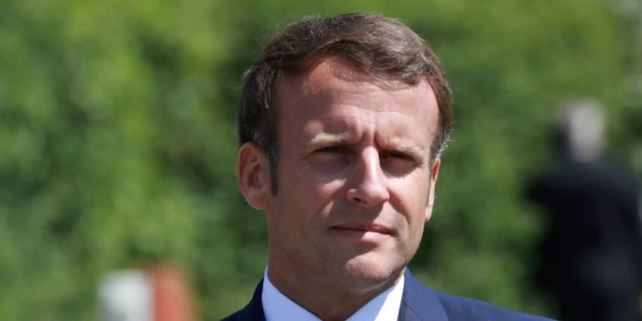 Wird in England erwartet: Präsident Macron