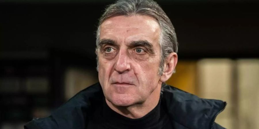 Ralf Minges Vertrag bei Dynamo Dresden endet am 30. Juni. Foto: Robert Michael/dpa-Zentralbild/dpa