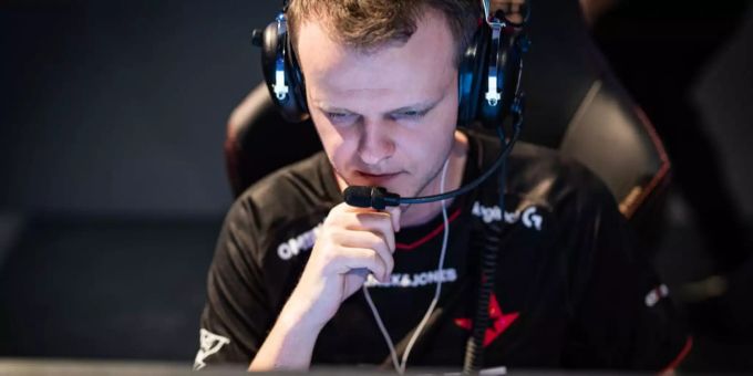 Andreas «Xyp9x» Højsleth von Team Astralis. Team Astralis