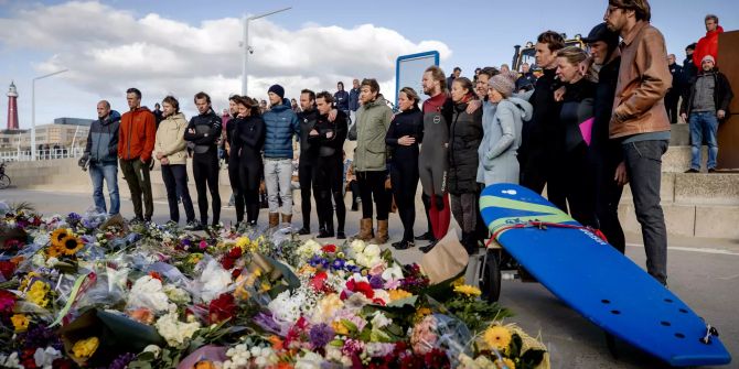 Holländische Surfer unglück