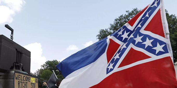 Der US-Gliedstaat Mississippi hat die umstrittene Flagge abgeschafft. mississippi