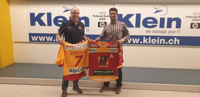 Lukas Stettler wurde an der Generalversammlung geehrt. EHC Dübendorf