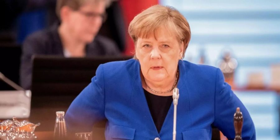 Merkel im Bundeskabinett