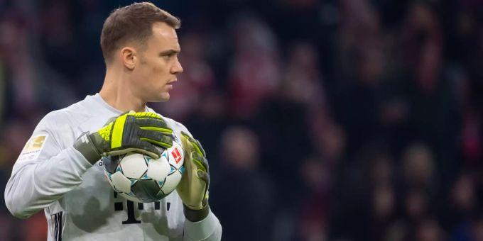 Manuel Neuer im Einsatz für Bayern München. Bayern München Manuel Neuer
