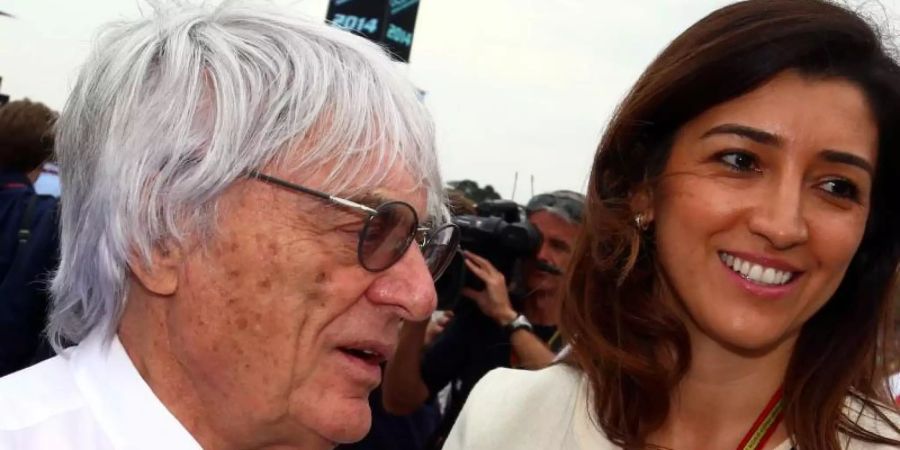 Der ehemalige britische Formel-1-Boss Bernie Ecclestone und seine Ehefrau Fabiana Flosi haben einen Sohn bekommen. Foto: picture alliance / dpa