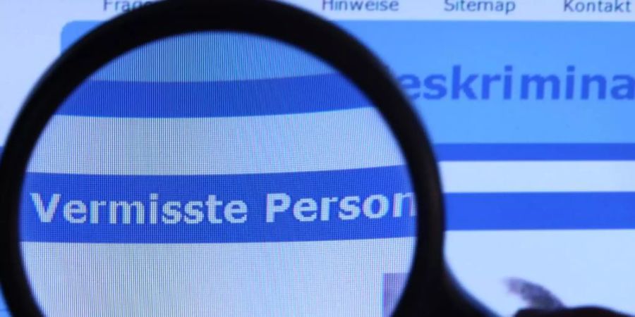 Ein Fahndungsaufruf auf der Internetseite des Bundeskriminalamtes (BKA). Foto: Jens Büttner/dpa-Zentralbild/dpa