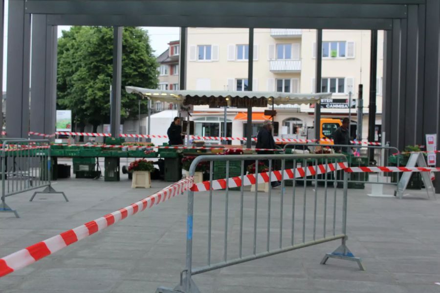 Der Dietiker Frischmarkt öffnete am 13. Mai zum ersten Mal nach langer Corona-Pause wieder.