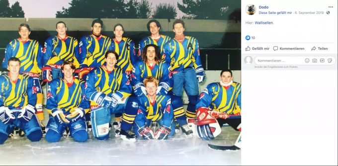 Dodo spielte 13 Jahre lang Eishockey beim EHC Wallisellen. Na erkennt ihr den Sänger? EHC Wallisellen Dodo
