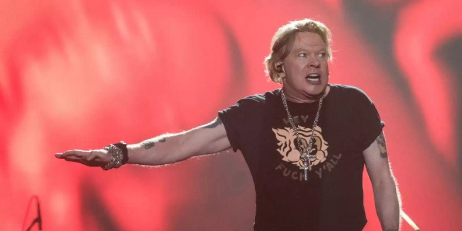 Axl Rose bei einem Konzert in Mexiko