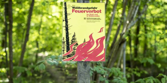 Waldbrandgefahr Regen Trockenheit