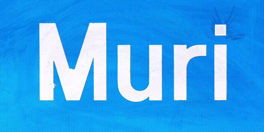 Ortsschild von Muri.