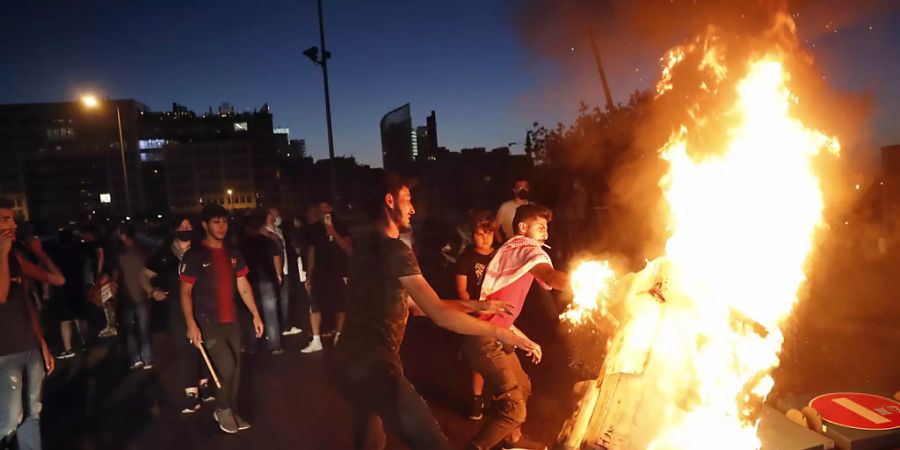 Demonstranten, Libanon
