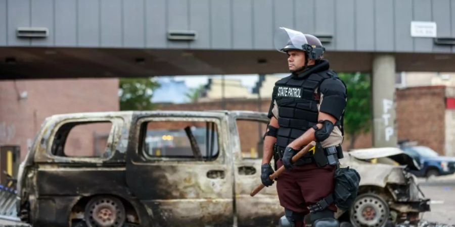 Polizist in Minneapolis