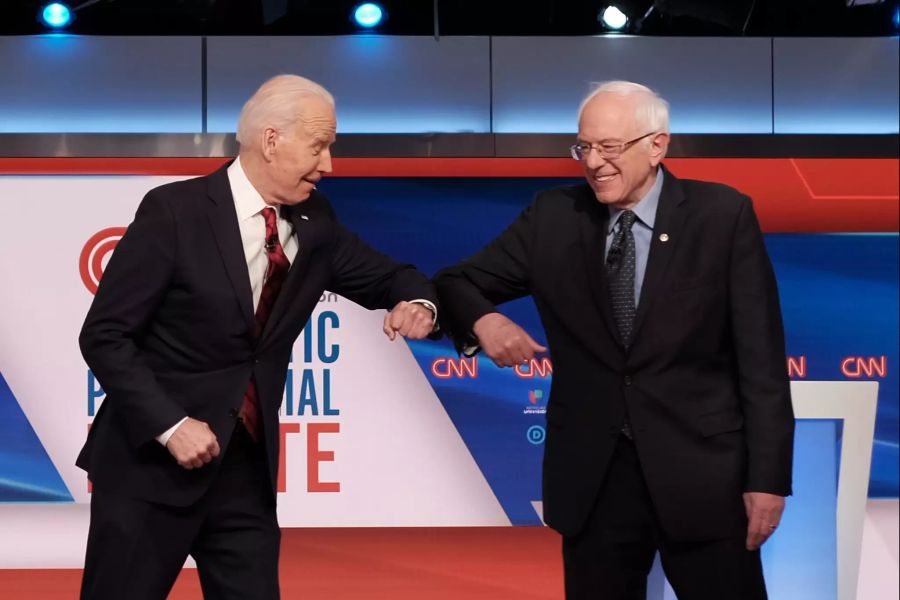 Bernie Sanders und Joe Biden