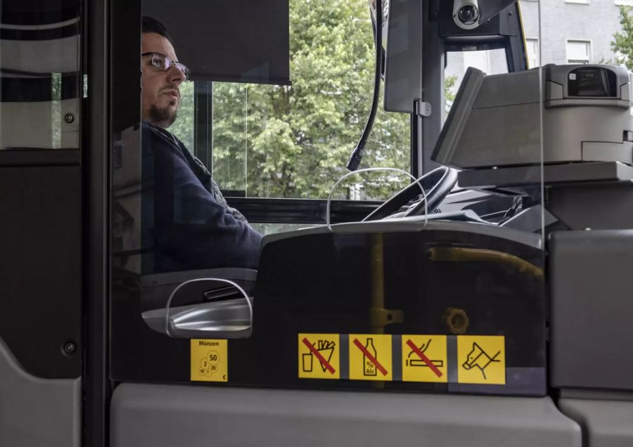 Buschauffeur Plexiglasscheiben