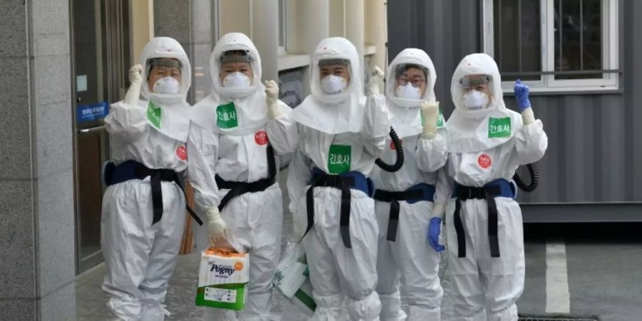 Südkoreanische Krankenschwestern