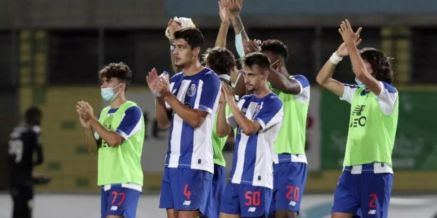 Die Spieler von Porto stehen kurz vor der Meisterschaft. Foto: Luis Vieira/AP/dpa