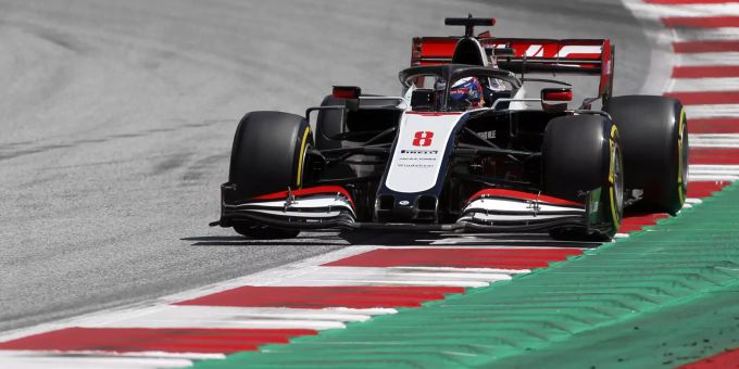 Haas-Pilot Romain Grosjean hatte so einige Probleme mit seinem Auto beim letzten GP von Österreich. F1 GP Romain Grosjean