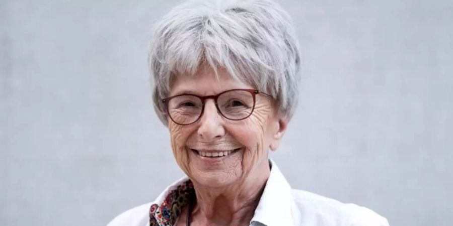 Die Autorin Mirjam Pressler (2018) in München. Foto: Sven Hoppe/dpa