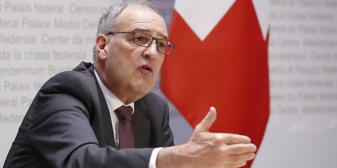 Als wegweisendes Abkommen bezeichnete Parmelin das im März 2024 mit Indien unterzeichnete Handels- und Wirtschaftspartnerschaftsabkommen. (Archivbild) svp guy parmelin