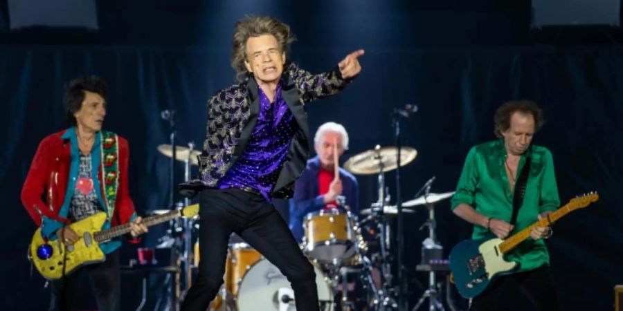 Rolling Stones bei einem ihrer Live-Konzerte vor der Corona-Krise