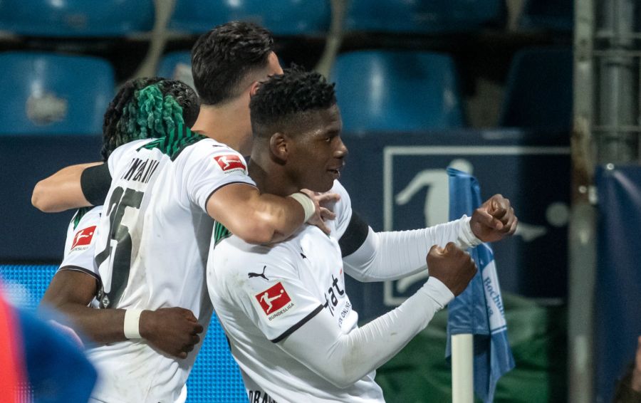 Breel Embolo jubelt über seinen Treffer gegen Bochum.